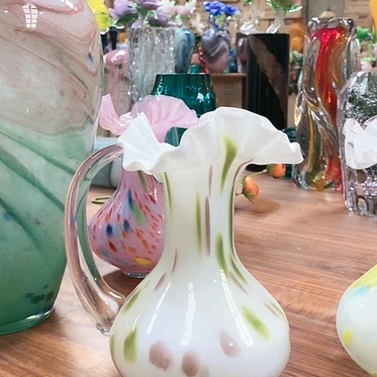 琉璃高度21厘米芬顿花瓶