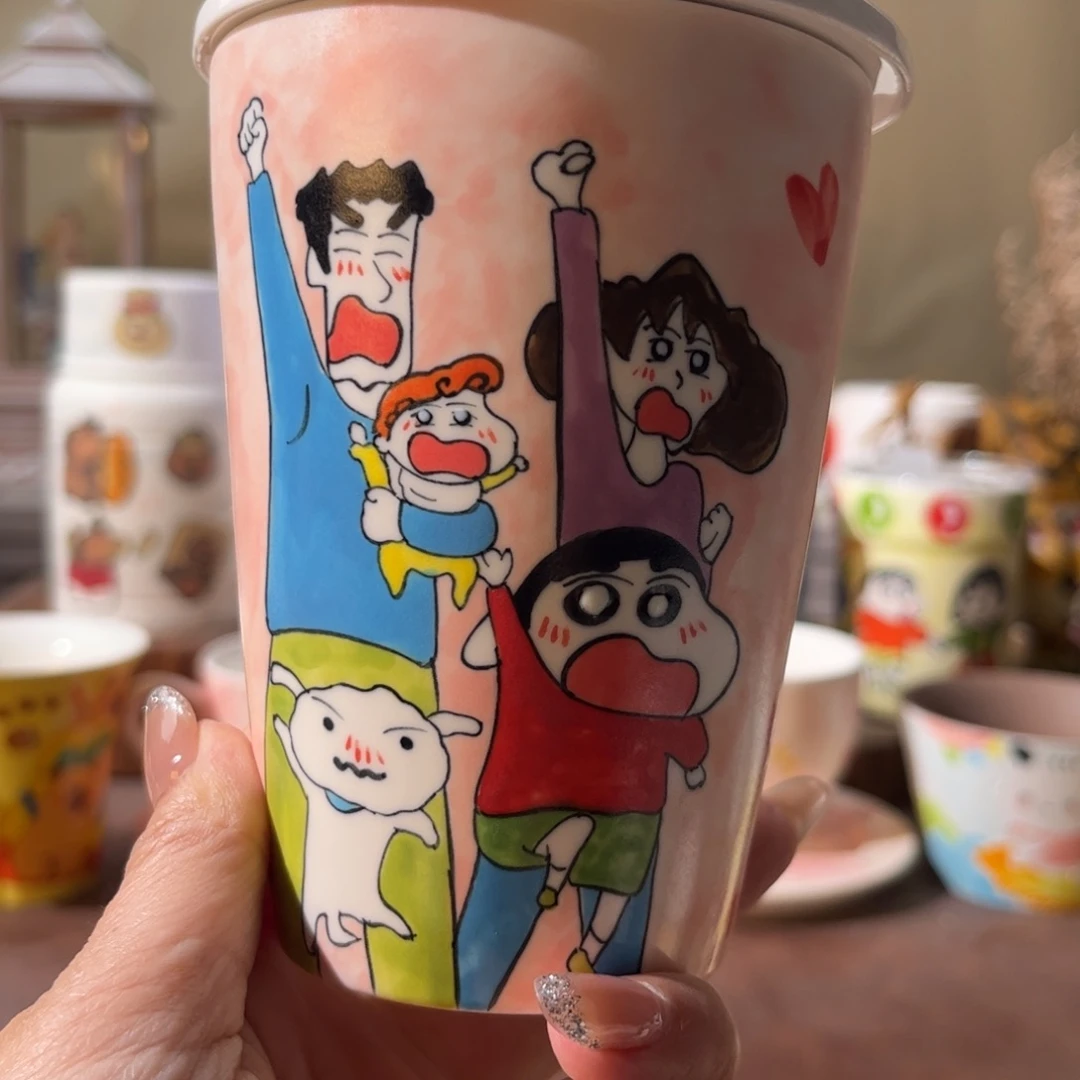 景德镇陶瓷手绘文创水杯