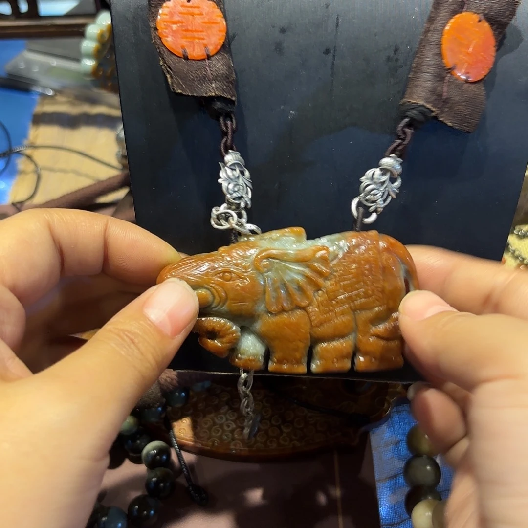 翡翠未镶嵌颈饰原创