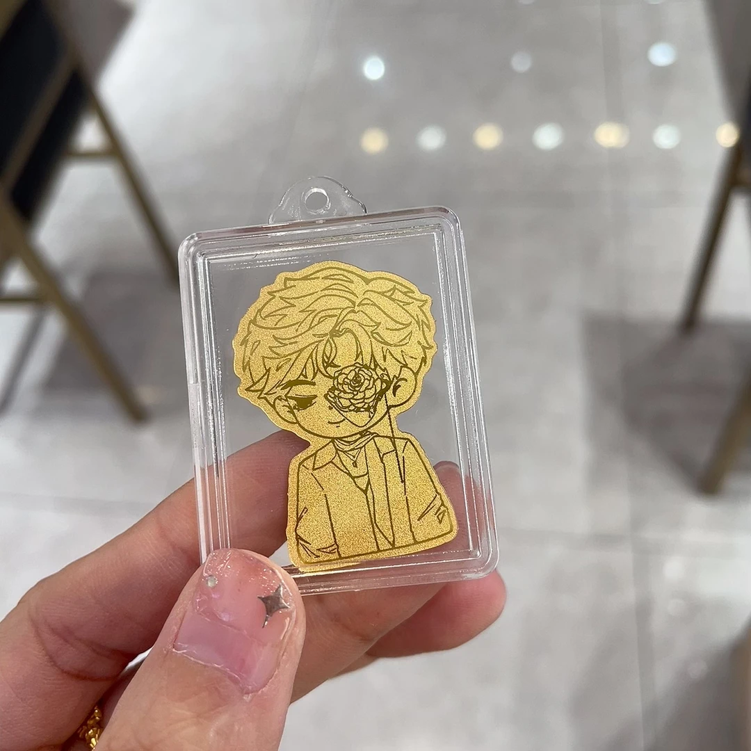 李莲花含金手机贴 成毅 创意个性手机挂饰定制手机贴