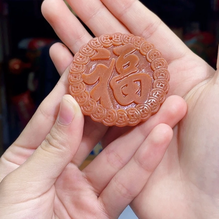 翡翠未镶嵌吊坠(不含链)A107