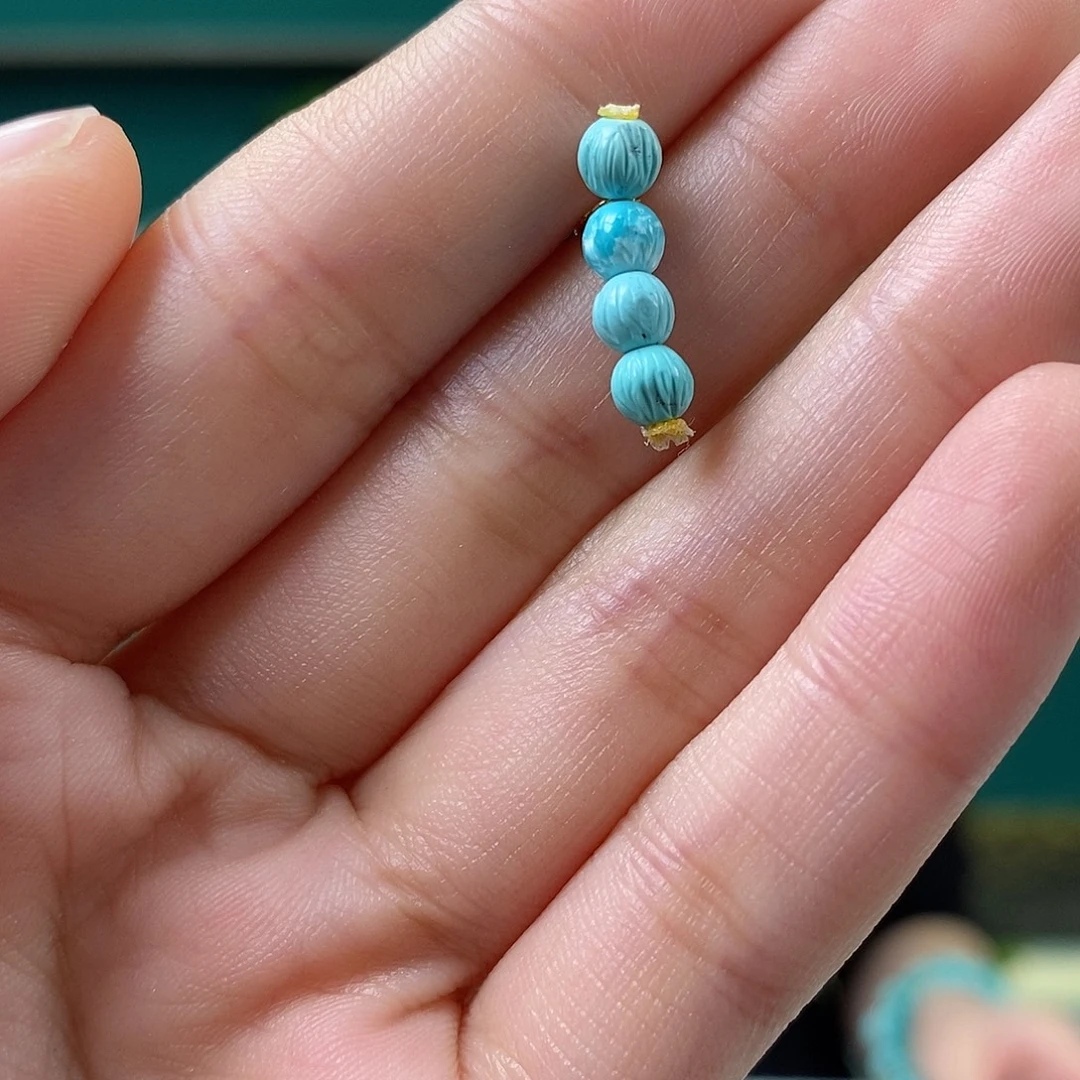 绿松石未镶嵌挂件