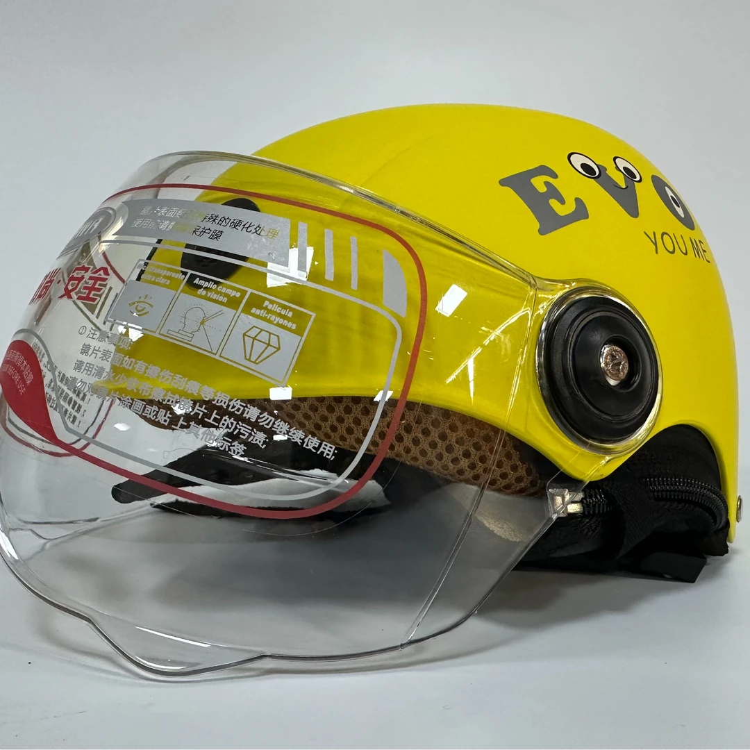 【微瑕】EVO头盔儿童盔四分之三带围脖冬盔保暖电动车头盔