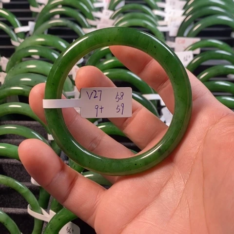 和田玉（碧玉）手镯未镶嵌