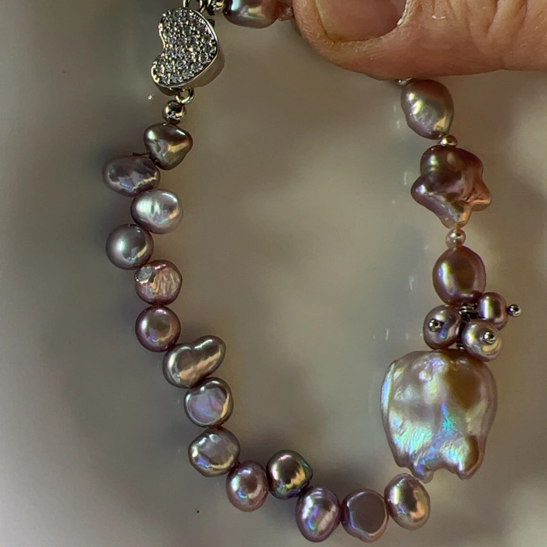 手绳淡水珍珠合金172