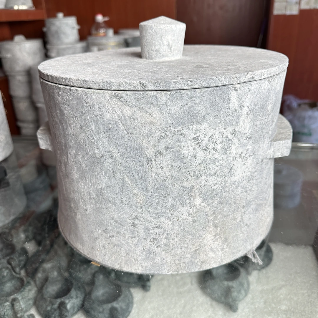 食源生西藏墨脱石锅藏式7L煲汤正宗正品锅具石头家用天然石厨房
