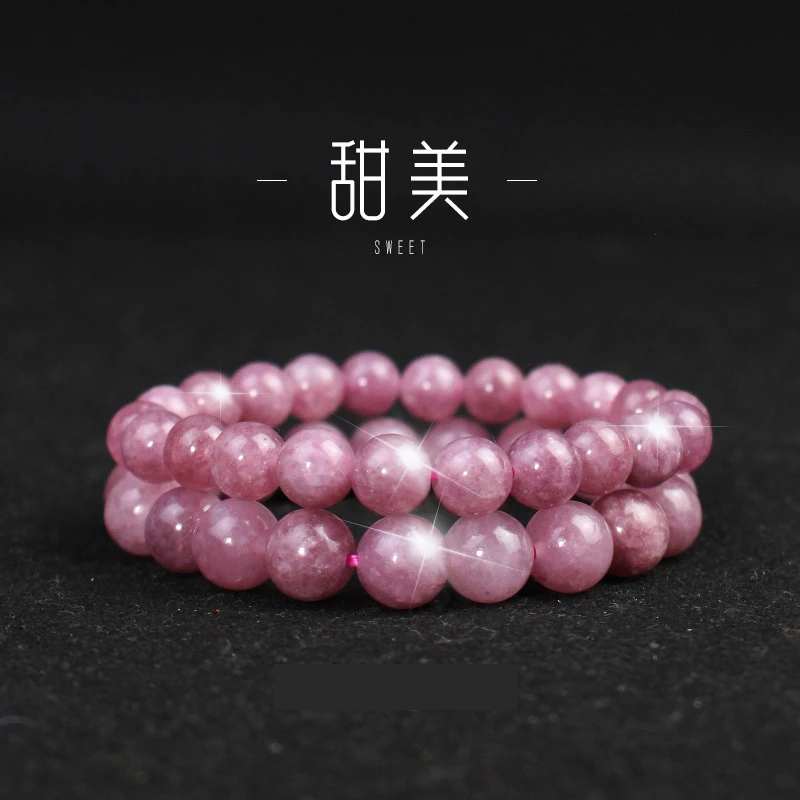 藕粉男女饰品水晶甜美公主风送女友法式尤莱特