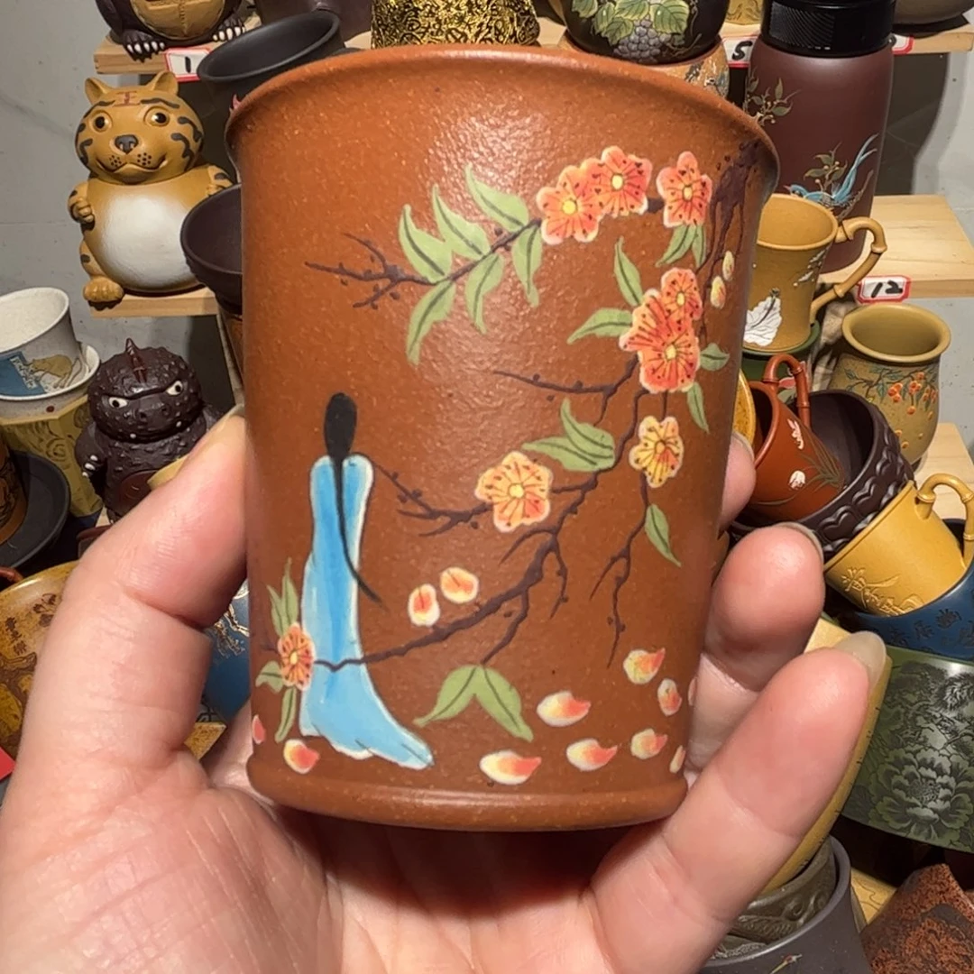 紫砂茶杯宜兴紫砂主人杯