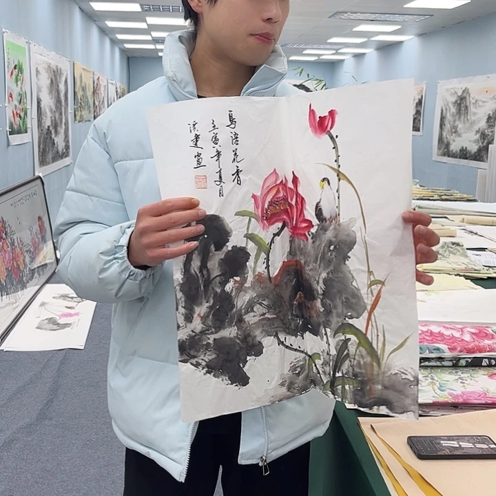 国画宣纸国画纯手绘作品