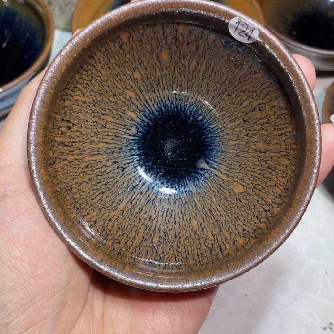 茶盏龙窑柴烧建盏124