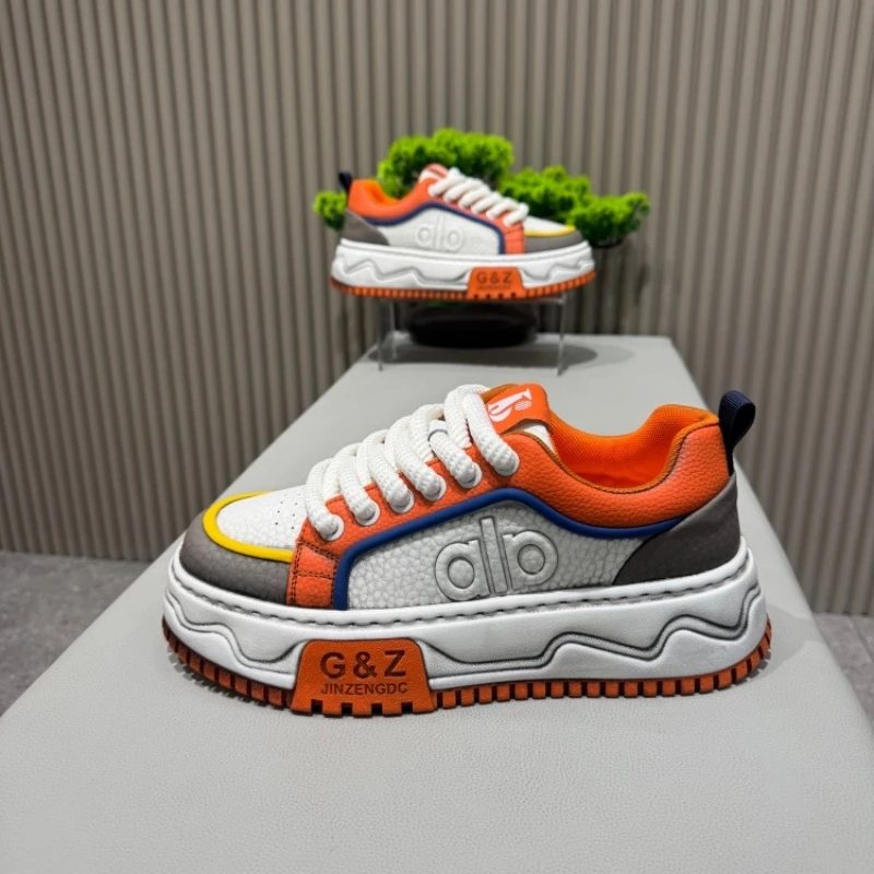 男鞋2025潮牌秋冬季款百搭厚底时尚休闲鞋软底低帮潮流时尚运动鞋