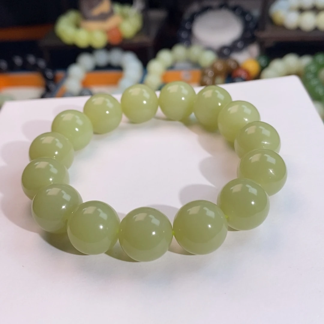 和田玉手串未镶嵌Z14