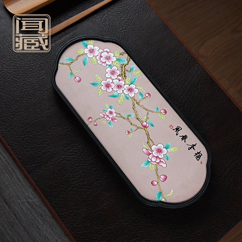 桃李春风茶盘桃李春风茶盘