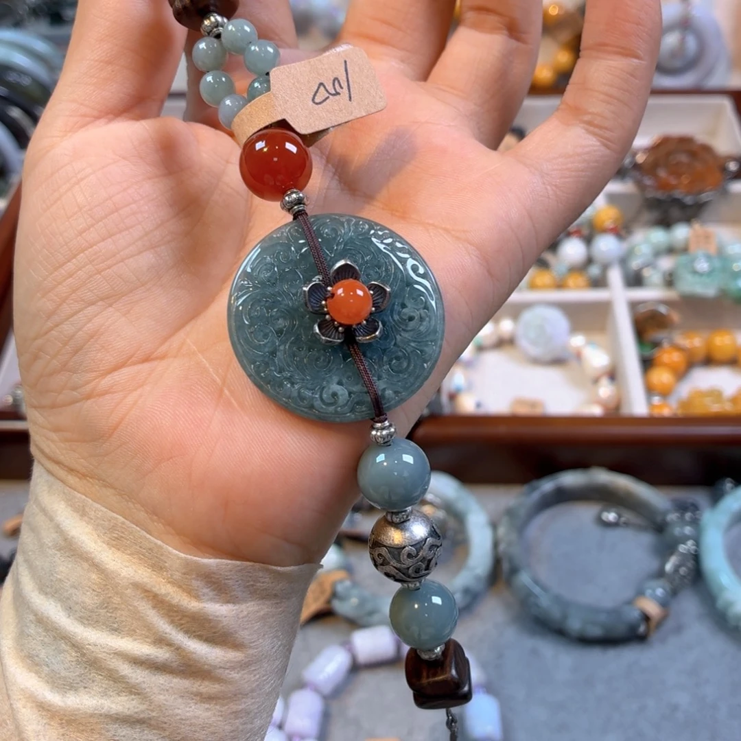 翡翠未镶嵌手链手串