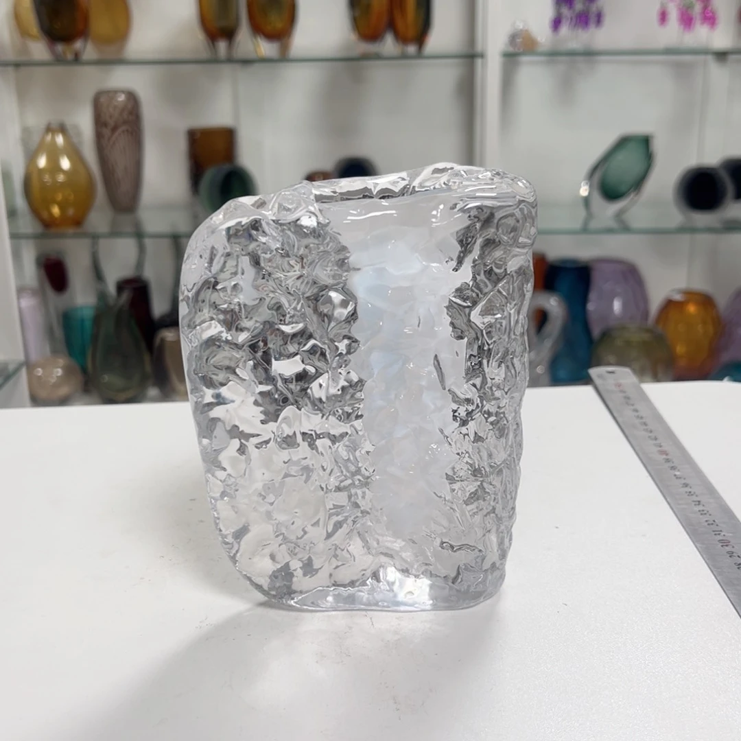 幻彩手工琉璃花瓶花器高度20
