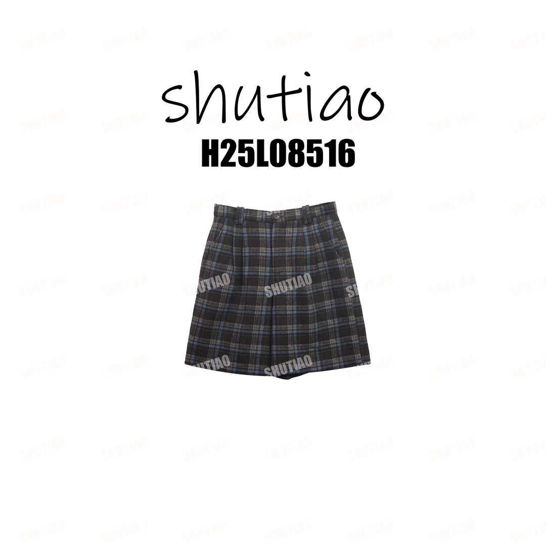 【SHUTIAO】2025冬季：新款小众设计款短裤H25L08516