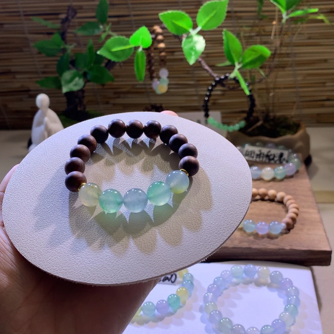 翡翠散珠卡11mm满陇桂雨