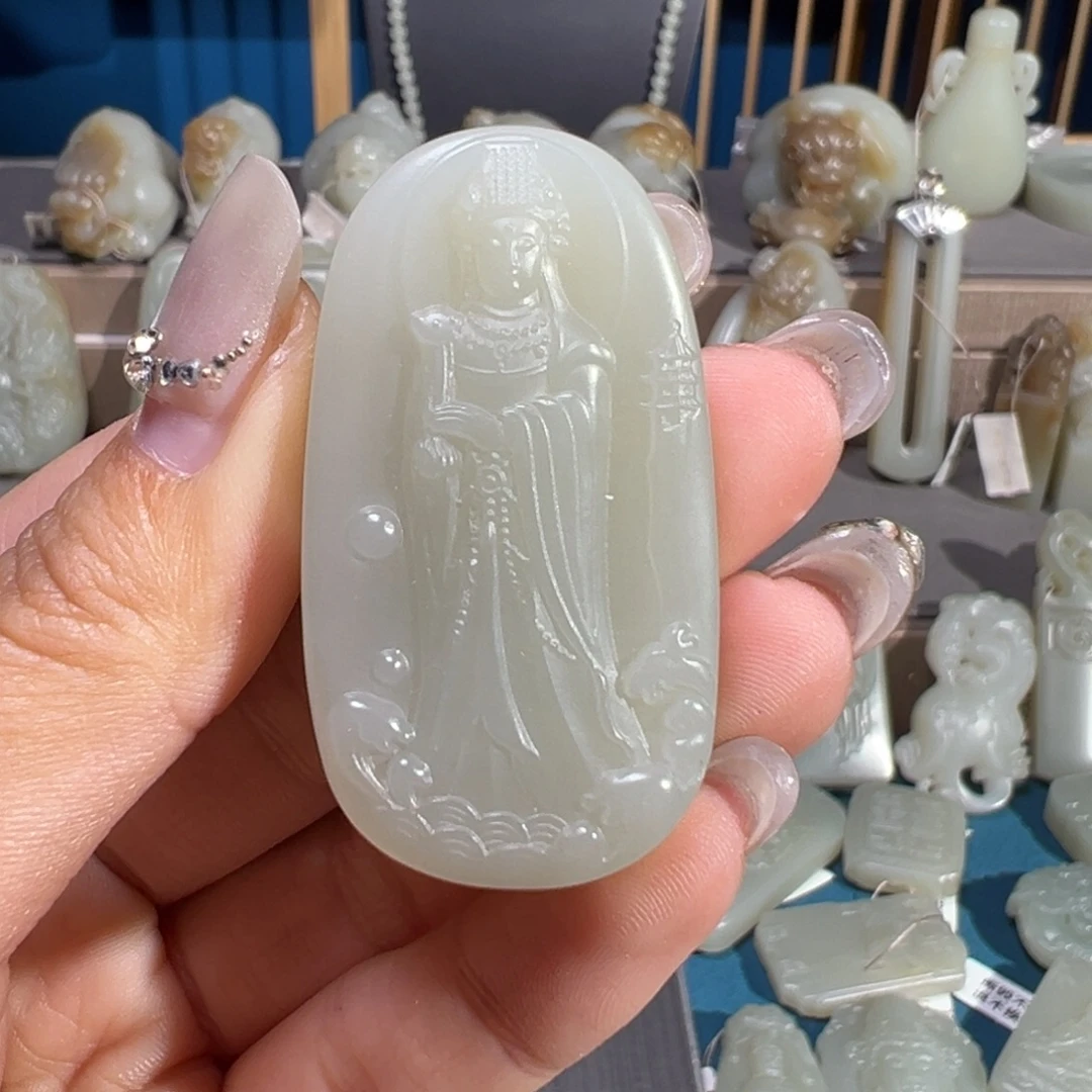 和田玉（糖玉）未镶嵌颈饰