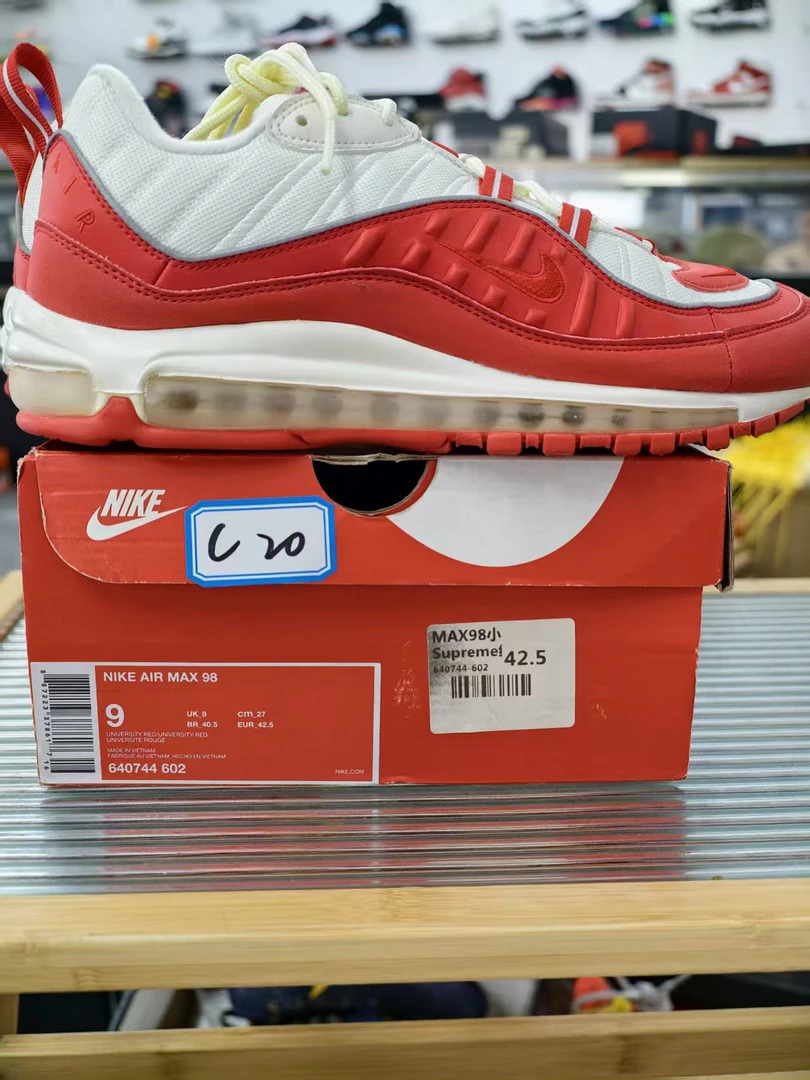 nike MAX98小Supreme!  42.5码全新原盒 C20
