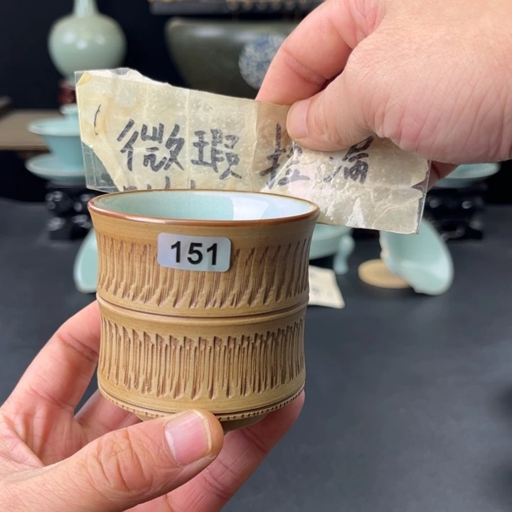 瓷片汝瓷一件151号微瑕捡漏