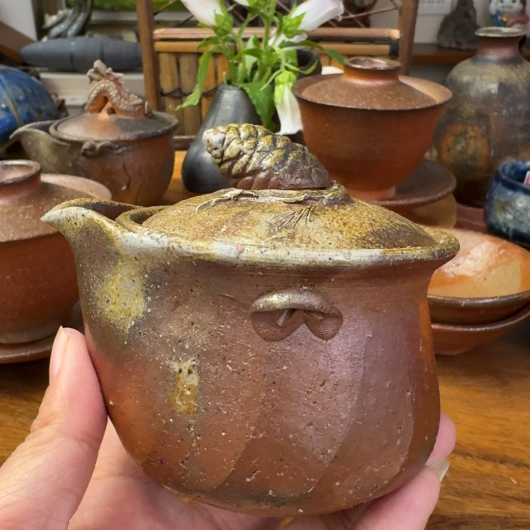 柴岗守备前烧调查松果宝瓶福利一口价