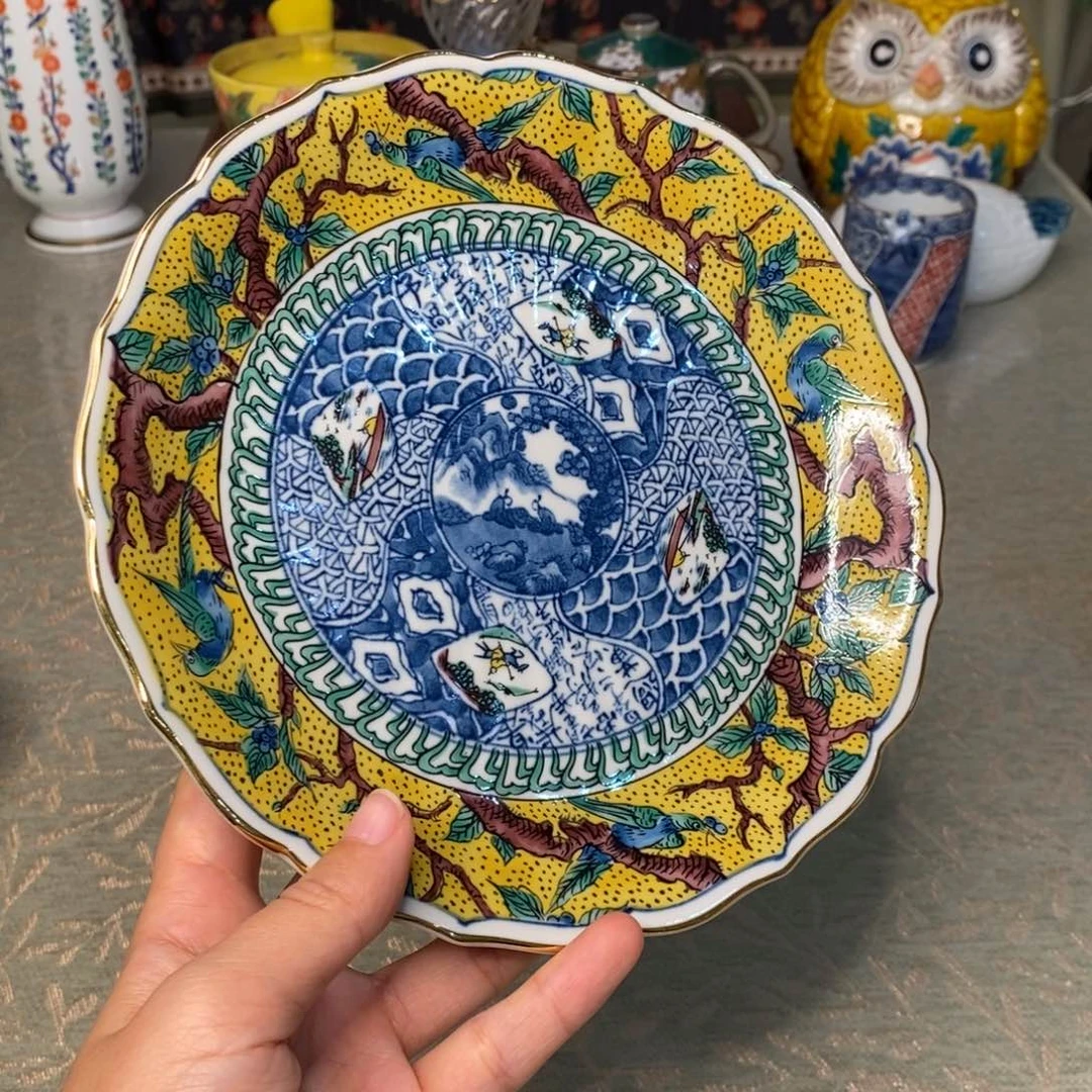 碟18 厘米 小杨瓷器陶瓷陶瓷