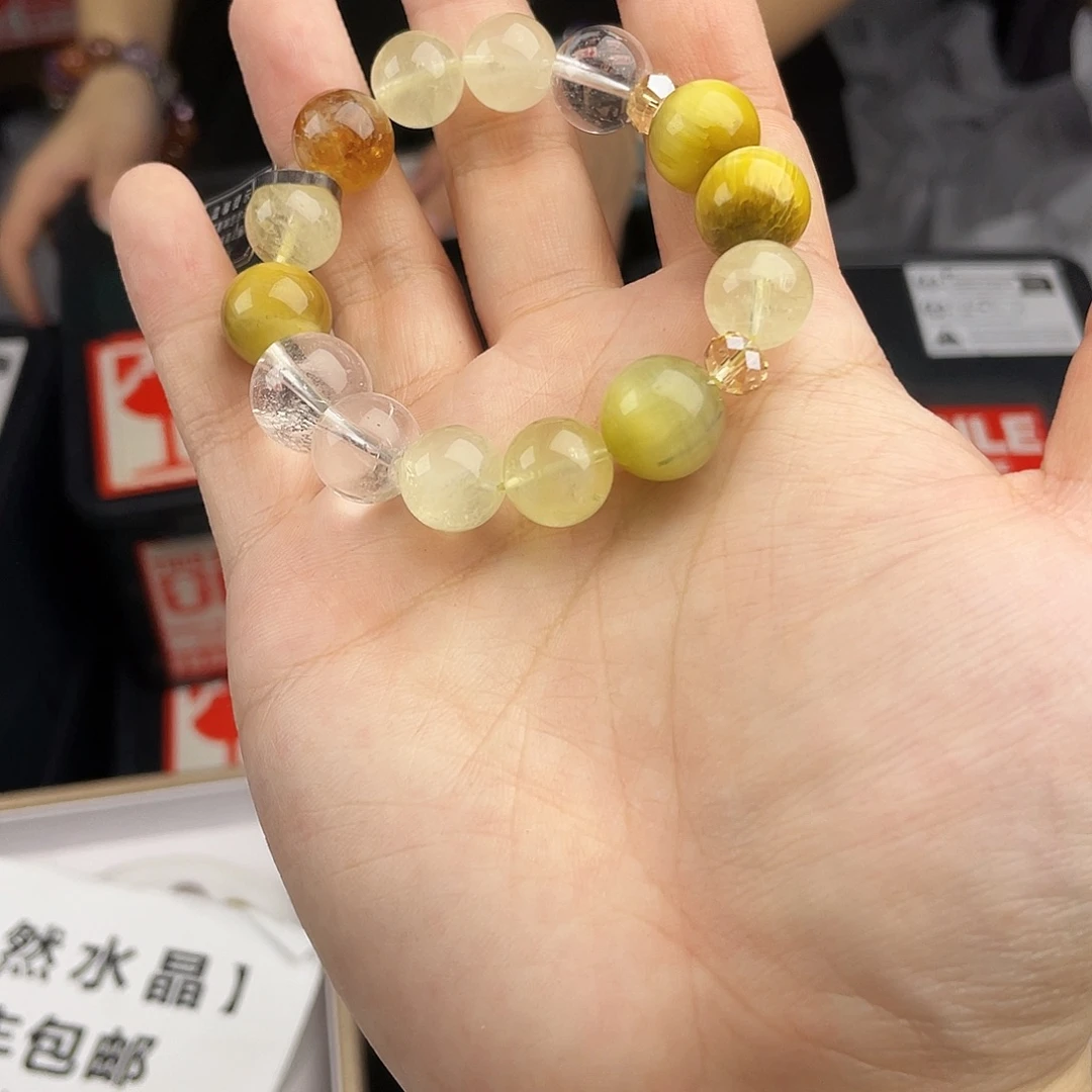 水晶银S925镶嵌手链