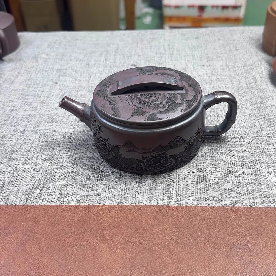 紫砂茶壶民间手艺人全手工制作