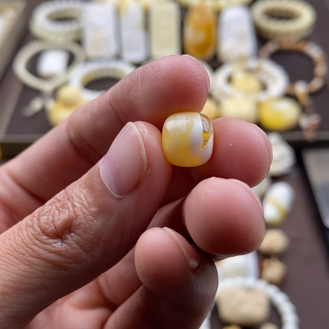 琥珀裸石未镶嵌蜜蜡吊坠项链腰链