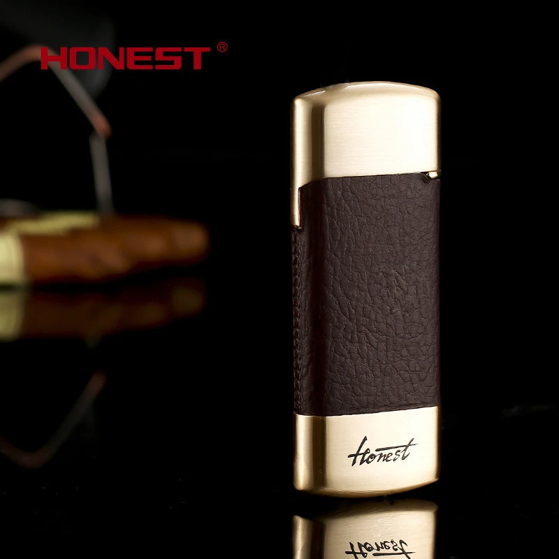 百诚复古创意个性金属砂轮充气丁烷气体打火机烟具白镍黑镍玫瑰金