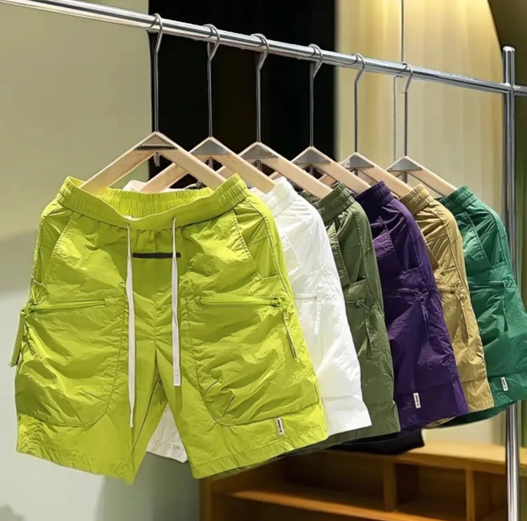 新款男士男款夏季速干短裤百搭休闲透气五分裤透气运动沙滩裤