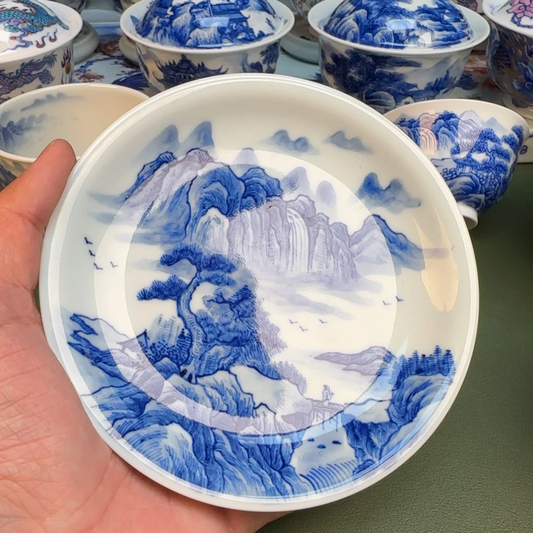 纯手工纯手绘茶具石头286