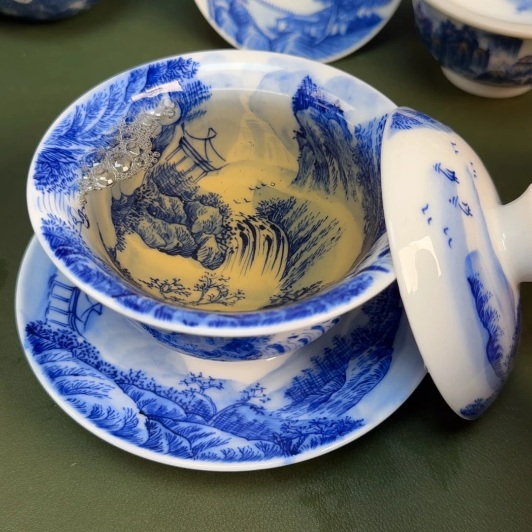 陶景德镇纯手绘茶具圆圆219