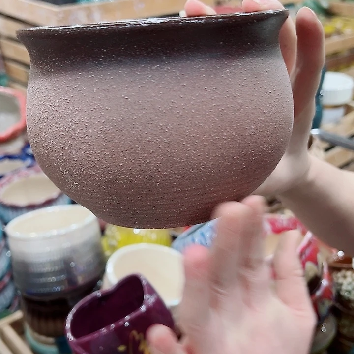 有孔，凑单福利满10元发货陶瓷多肉花盆！