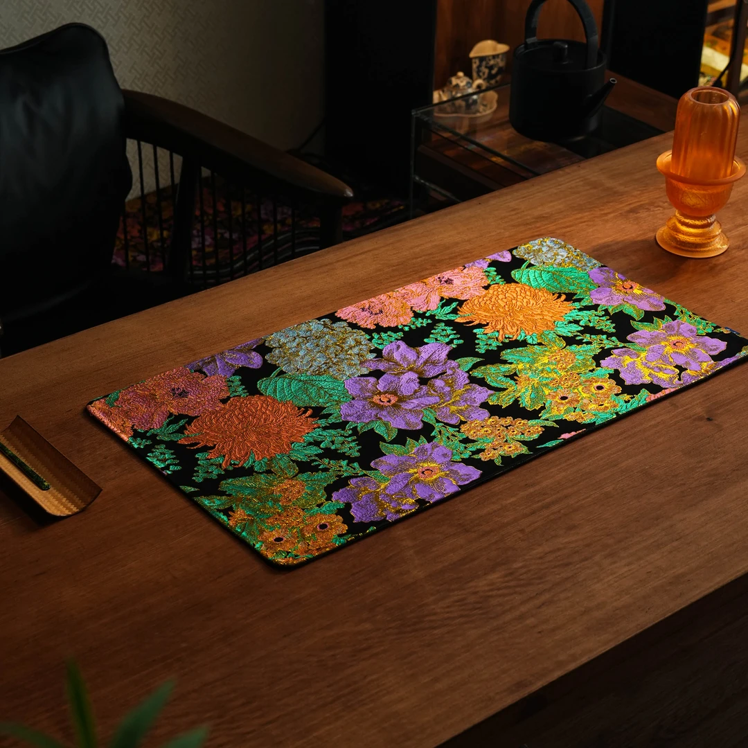 JD0914-黑色彼岸花茶席（65*35）