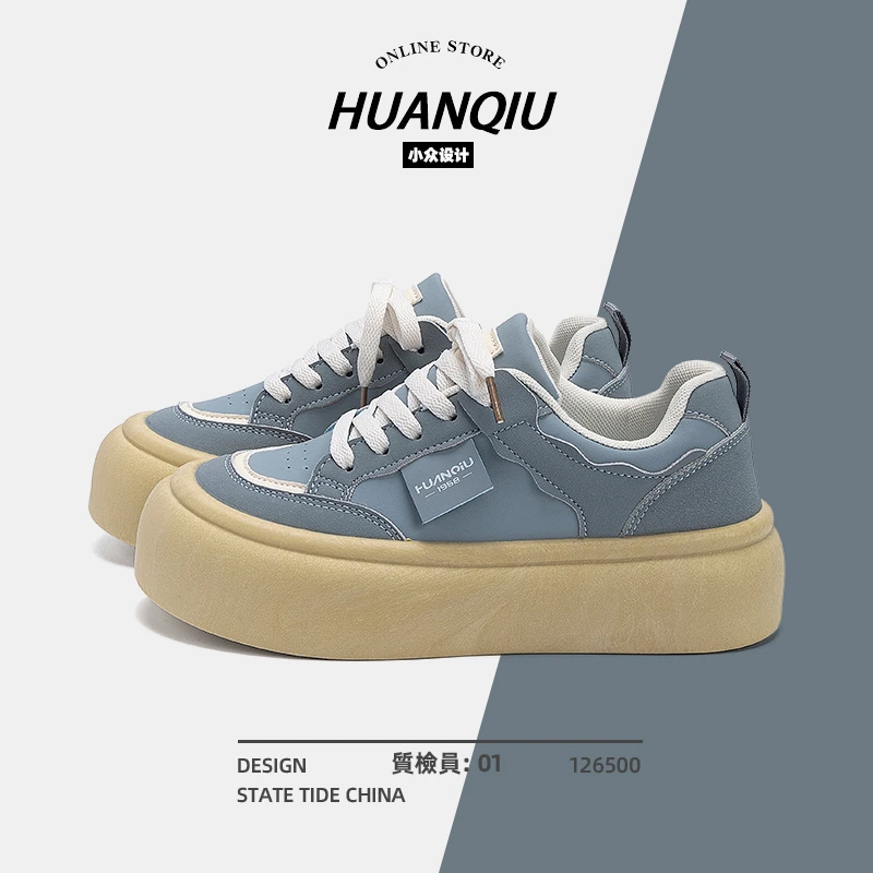 环球高颜值耐磨板鞋女秋季新款2025爆款潮流休闲鞋校园百搭运动鞋