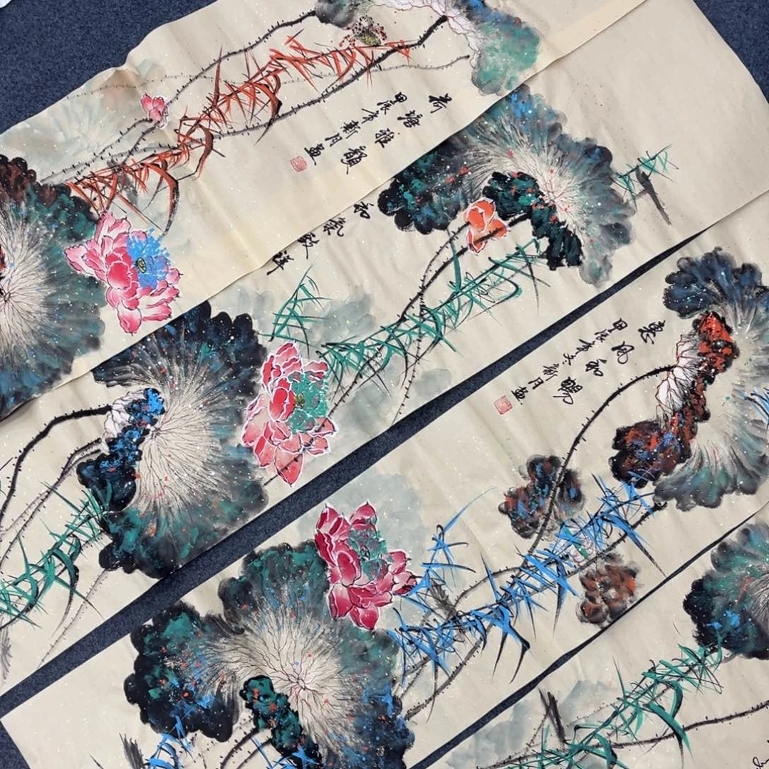 国画手绘画作品和绘画