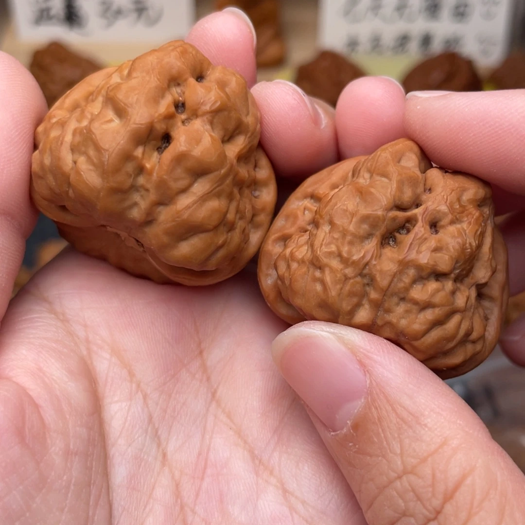 文玩核桃把件蛤蟆37高货