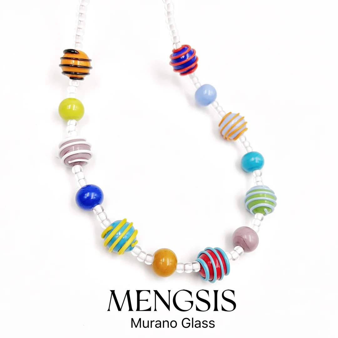 意大利  新多巴胺琉璃系列项链  Murano穆拉诺琉璃 12.7