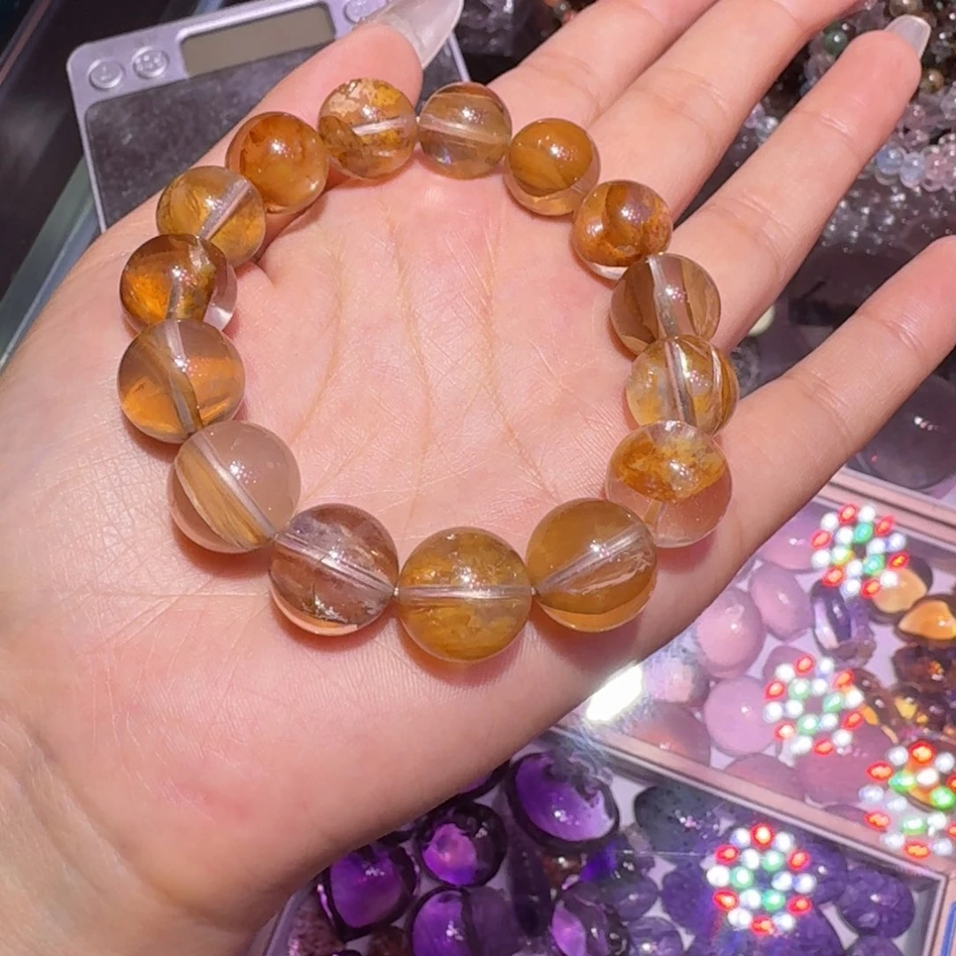 小***离水晶手链银S925镶嵌