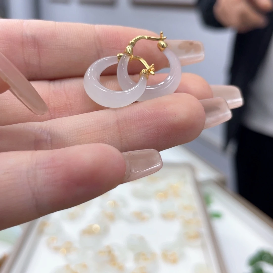 颈饰银S925镶嵌和田玉