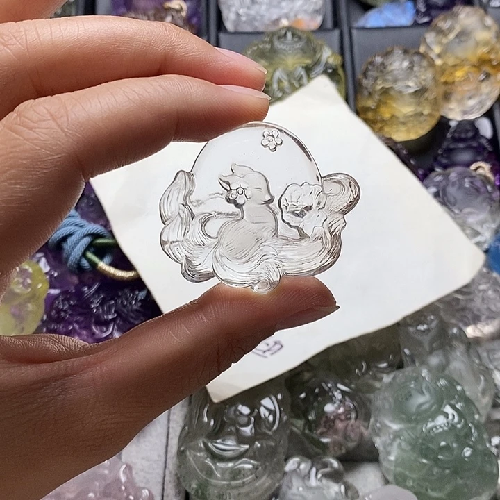 颈饰未镶嵌水晶水晶吊坠