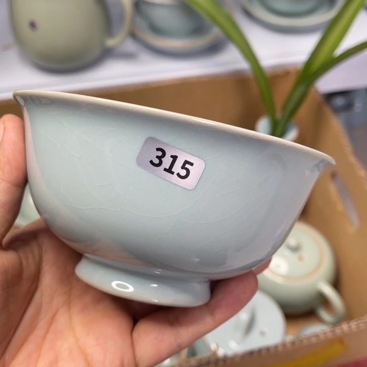 乡***生汝州原矿原釉碗微瑕