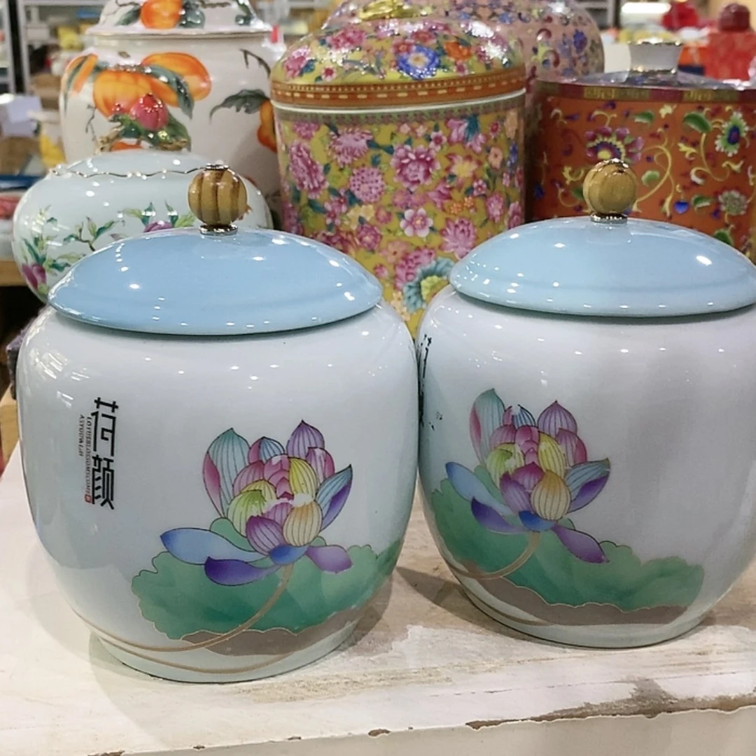 【闪购商品】罐陶瓷茶叶罐密封罐