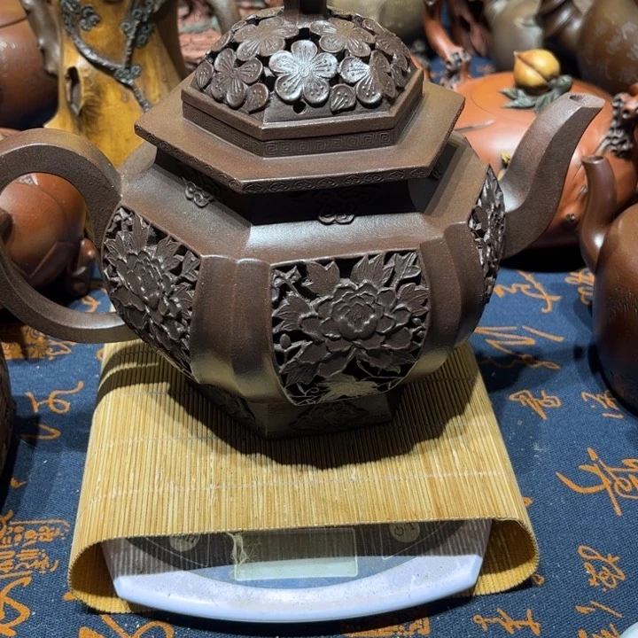 茶壶紫砂明*紫砂。