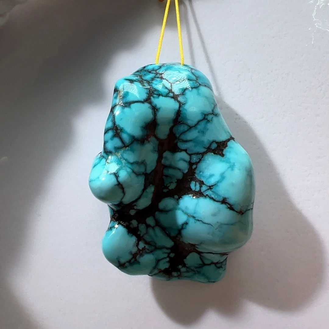 绿松石未镶嵌挂件