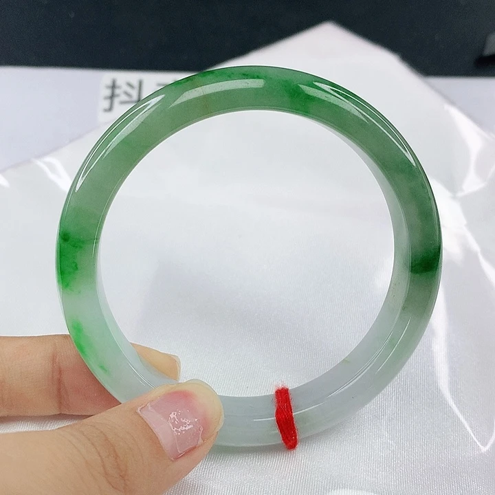 翡翠手镯未镶嵌圈57.2，1704