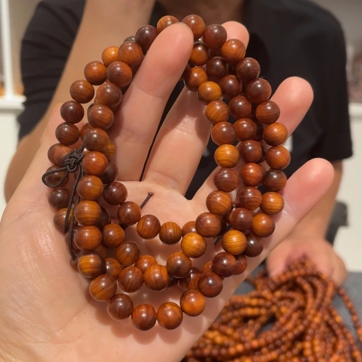 柏木（崖柏）0.8x108粒高油手链