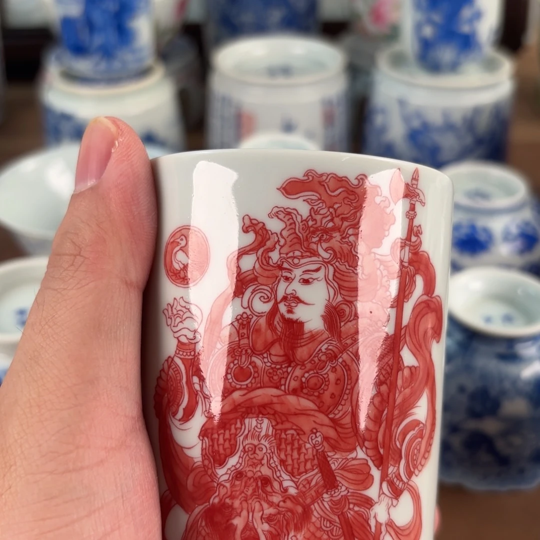 一***親陶摆件景德镇陶瓷摆件