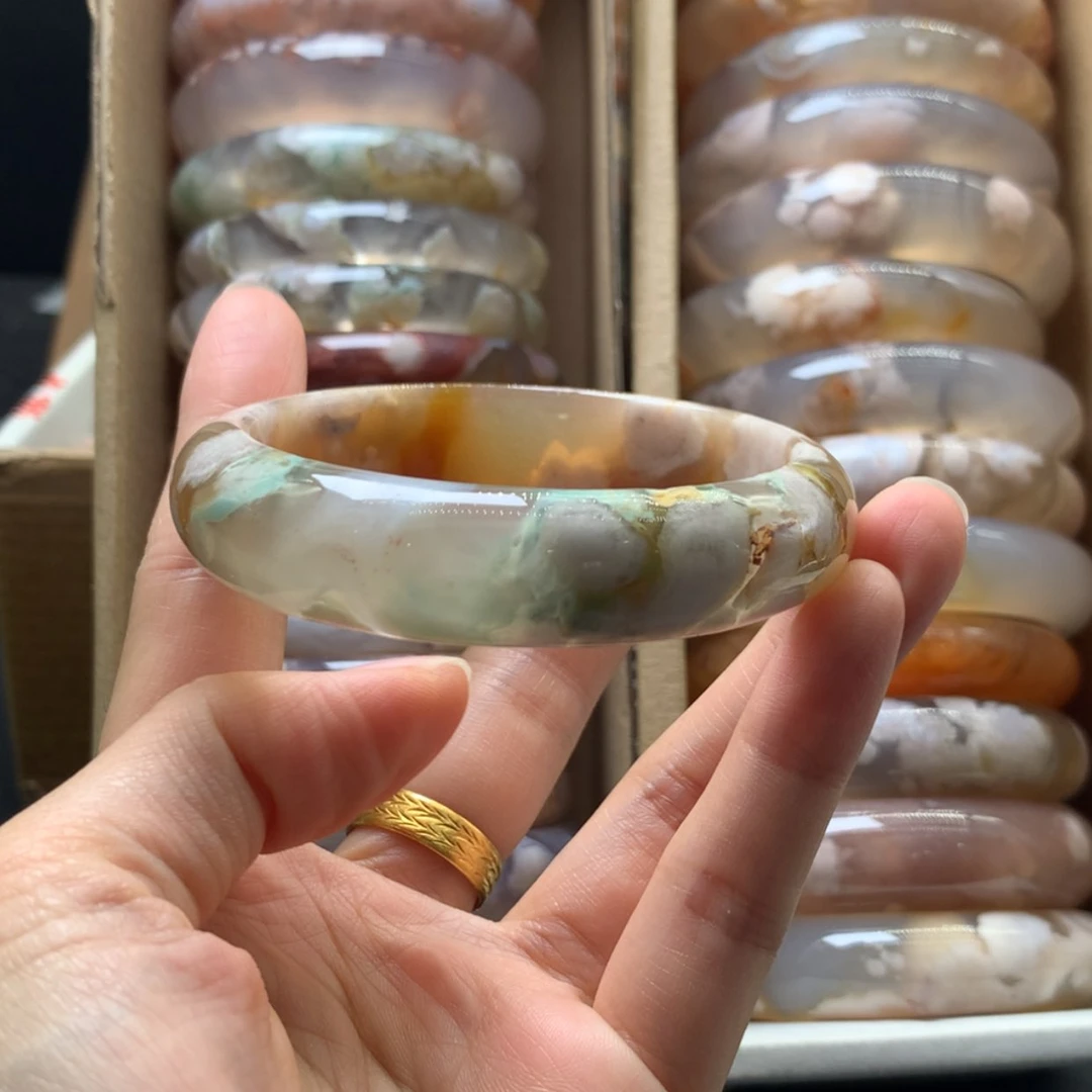 【闪购商品】玛瑙/玉髓手镯未镶嵌4****1